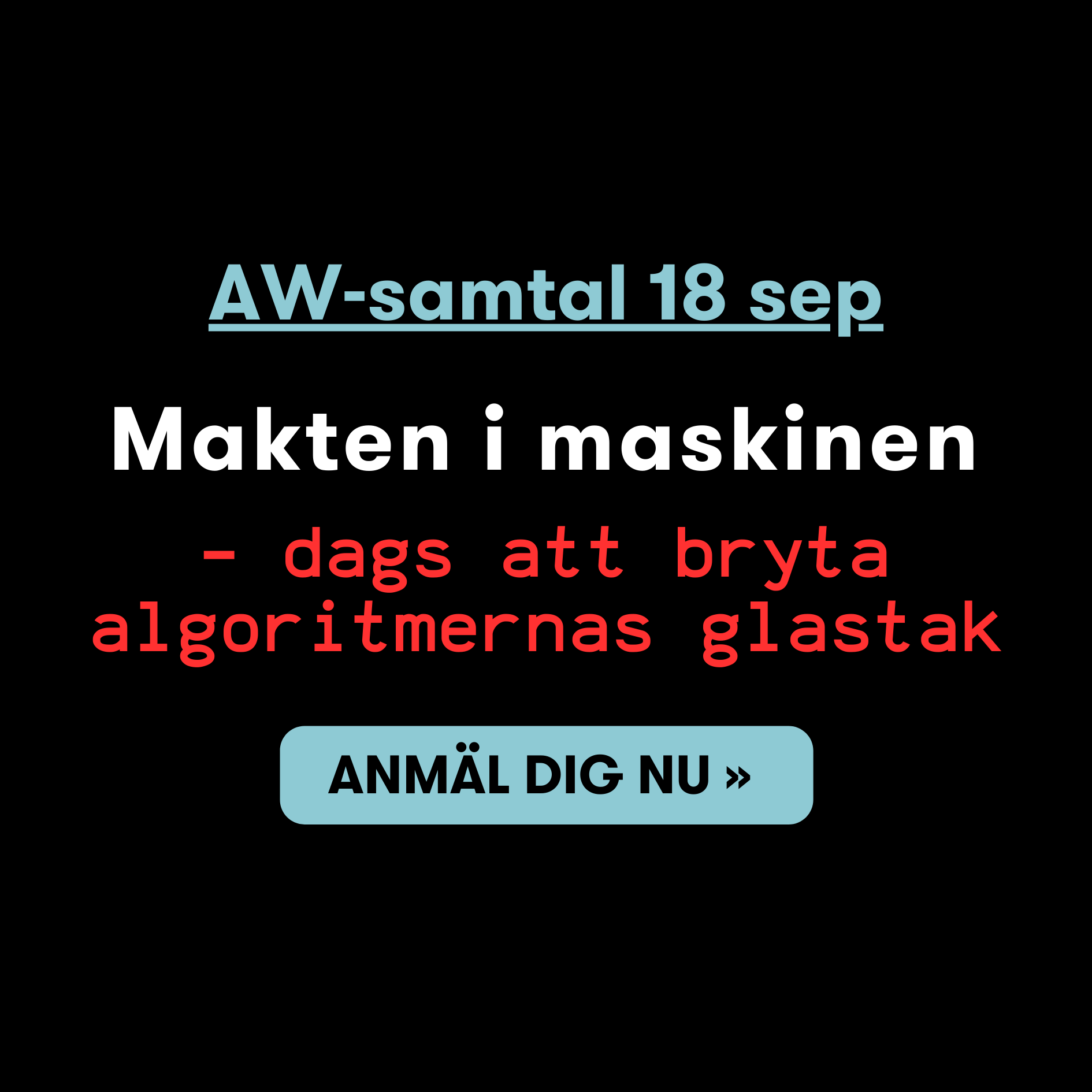 AW-samtal 2025-09-18 Makten i maskinen