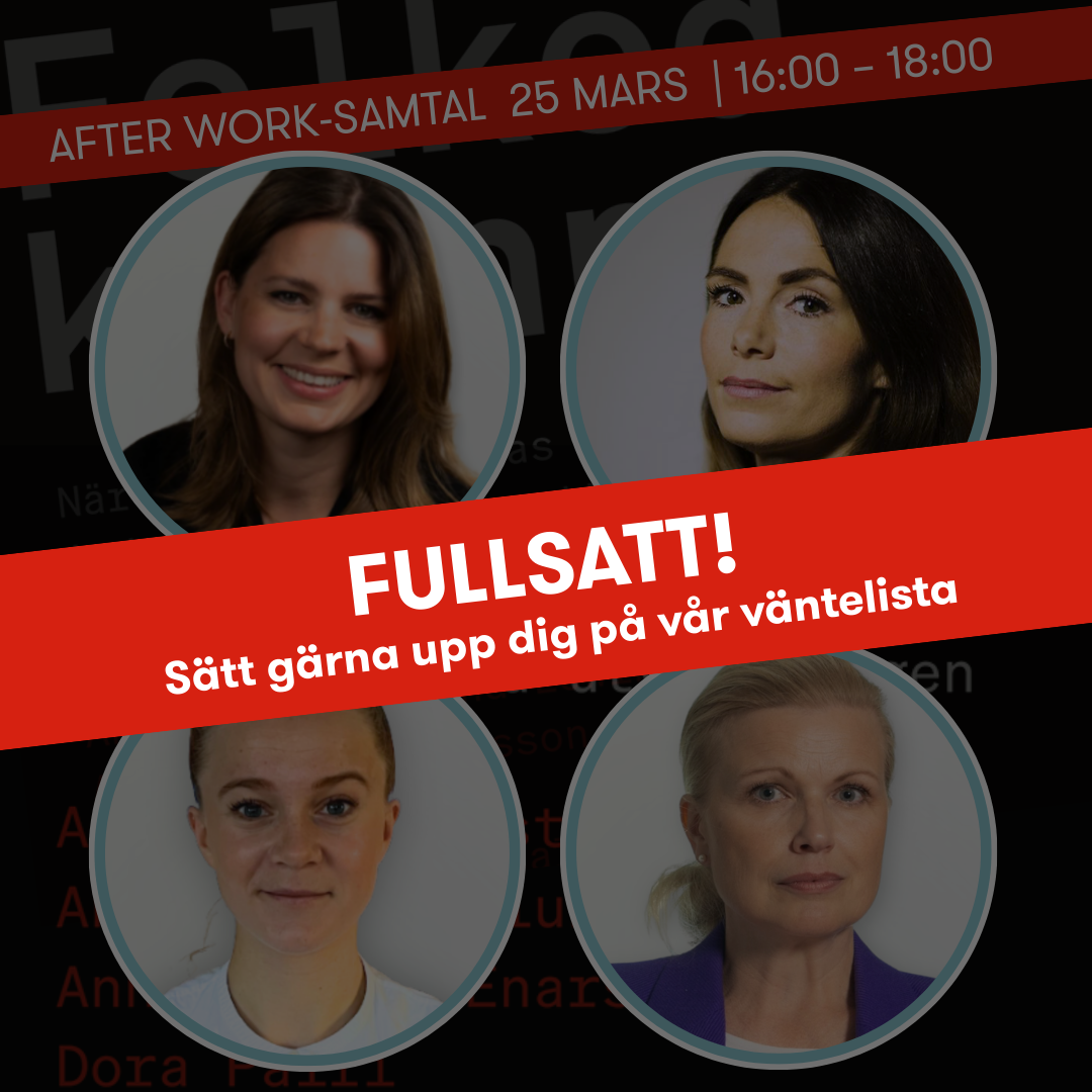 Fullsatt AW-samtal 25 mars 2026