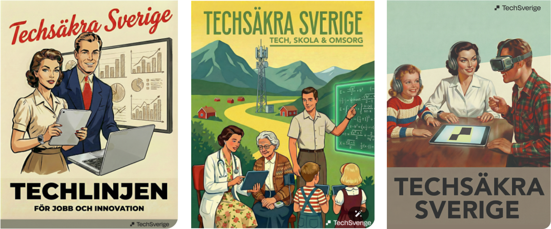 TechSveriges manifest för att techsäkra Sverige