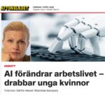 Aftonbladet debatt 2026-04-01: AI förändrar arbetslivet – drabbar unga kvinnor